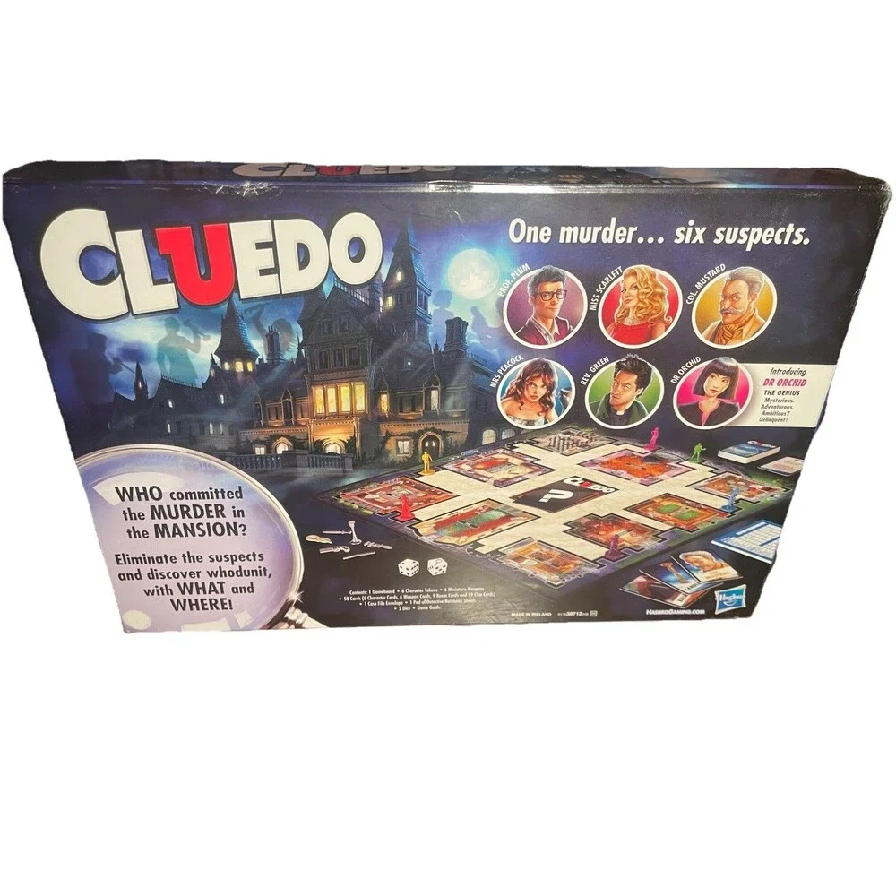 Cluedo - The Classic Mystery Board Game | New Sealed 2015 Hasbro Made In Ireland